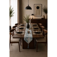 Aberdeen Table Runner Turquoise