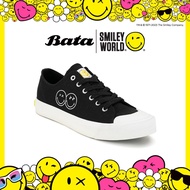 Bata บาจา by North Star SMILEY รองเท้าผ้าใบแบบผูกเชือก ดีไซน์เท่ห์ สนีคเกอร์แฟชั่น สำหรับผู้ชาย สีดำ รหัส 8296172