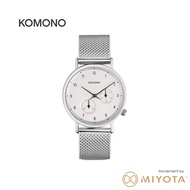 Komono Walther - Silver Mesh | Stainless Steel | Watches