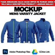 Mens Varsity Jacket Mockup for Photoshop