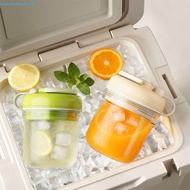 SEVENHOME3E Ice Cube Kettle, Touch-free 380ml Ice Cube Water Bottle, Unique Detachable Reusable Port