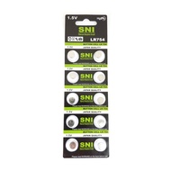 SNI LR754 Original Battery LR 750 393 AG5 10pcs