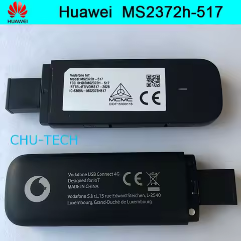 Unlocked Huawei MS2372 MS2372h-517 4G LTE Cat.4 Industrial IoT Dongle Linux supported pk Huawei E337