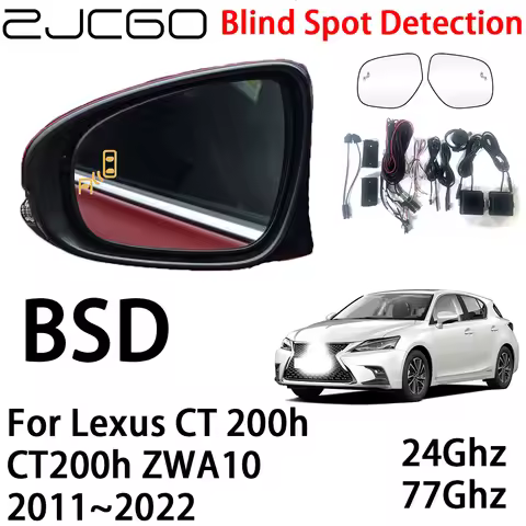 ZJCGO Car BSD Radar Warning System Blind Spot Detection Safety Driving Alert for Lexus CT 200h CT200