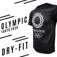 Tokyo 2020 Summer Olympics Theme Black T-Shirt Dri-Fit Olimpik Jersey Sports Games Shirts