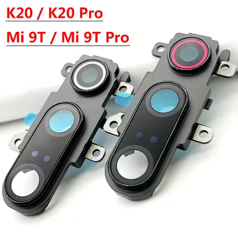 New Housing Back Rear Camera Glass Lens With Cover Frame Holder For Xiaomi Mi 9T / Mi 9T Pro / Redmi