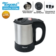 TOYOMI Travel Kettle Jug 0.5L [Model: WK 315] - Official TOYOMI Warranty Set. 1 Year Warranty.