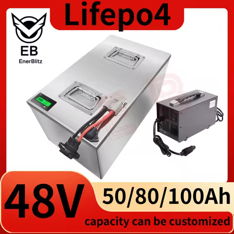 EB 48V 50AH 80Ah 100Ah Lifepo4 lithium battery pack for Ryobi RM480e RM300e ZT480ex 300MV Zero Turn 