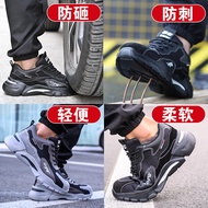 Lightweight Breathable Safety Boots Smash-Resistant Anti-Piercing Work Shoes Safety Work Shoes High Quality Safety Shoes Safety Shoes Men