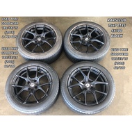 USED RIM RAYSCLUB 15 INCH WITH TYRE 185/55/15 FOR MYVI ALZA WIRA VIOS YARIS  HATCHBACK JAZZ CITY