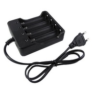 18650 lithium battery charger, batch 4, 3.7V intelligent wire, four charging dock, strong light flas