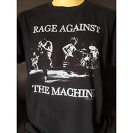 เสื้อวงนำเข้า Rage Against The Machine RATM Live Nu Metal Rap Hiphop Rock Industrial Style Vintage T