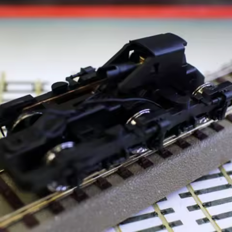 HO Scale 1:87 Undercarriage Bogie Model Railway Layout Accessories Electric Train Parts Chassis DIY 