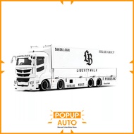 GCD Model 1:64 Mitsubishi Truck LB-Trucks Fuso Super Great White GCD64-MITT-WHI Diecast Vehicle / Ca