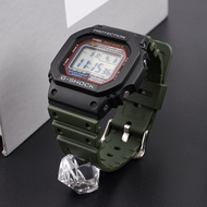 นาฬิกาข้อมือเรซินครอบสายนาฬิกาสำหรับ Casio G Shock DW5600 DW-5000 DW-5030 GW-B5600 GWX-5600สร้อยข้อมือยางเคสสายนาฬิกาใส่ได้พอดี