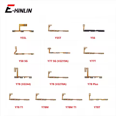 Switch Power ON OFF Key Mute Silent Volume Button Ribbon Flex Cable For Vivo Y55L Y55T Y56 Y58 Y77 Y