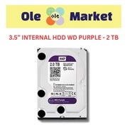 3.5” INTERNAL HDD WD PURPLE - 2 TB