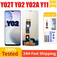 Original For Vivo Y02T Y02 Y02A vivo Y11 (2023) V2236A LCD Screen With Frame Display Touch Screen