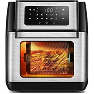 CROWNFUL Air Fryer, 10.6 Quart Large Convection Toaster Oven With Digital LCD Touch Screen