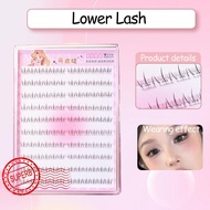 Natural 5mm Single Cluster Transparent Stem False Eyelashes Short Eyelashes Lower Z4e5