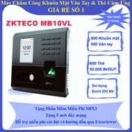 Timekeeping Machine Up To 800 Faces - 500 Fingerprints And 800 ZKTECO MB10VL Cards