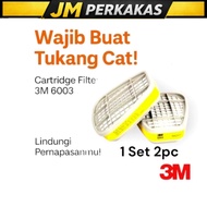 3M 6003 cartridge set of 2pcs for 6200 masks