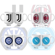 Custom Mug Design | Series Juventus Ac Milan Inter Milan Napoli As Roma Lazioa