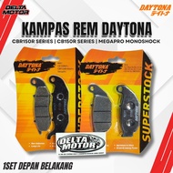 FRONT REAR BRAKE PADS PACKAGE DAYTONA CBR 150R CB150R CB150X CB150 MEGAPRO MONOSHOCK ORIGINAL