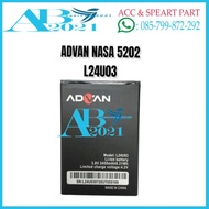 BATTERY ADVAN NASA 5202 L24U03 BATERAI ADVAN NASA 5202 BATRE HP