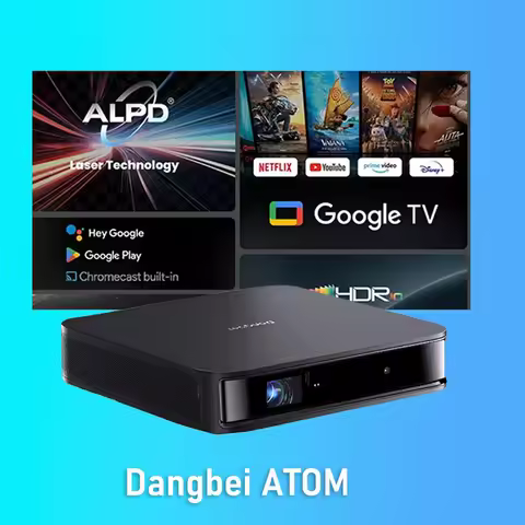 Dangbei ATOM 1080P Full HD Laser Projector LED Mini Portable Home Theater 3D Wifi Cinema Netflix Goo