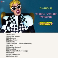 说唱 Cardi B 卡迪B《Invasion of Privacy》车载cd碟片无损aq260616
