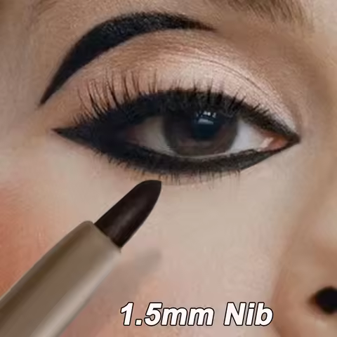 Matte Eyeliner Gel Pencil Waterproof Smooth Black Brown Easy Wear Eyeliner Not Blooming Precision Ey