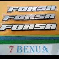 EMBLEM BELAKANG SUZUKI FORSA CHROME