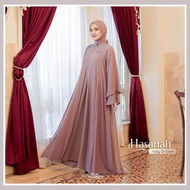 GAMIS WANITA ABAYA HASANAH TERBARU MIX CERUTY BABY DOLL - Gamis wanita Buat lebaran Adem elegan Mix 