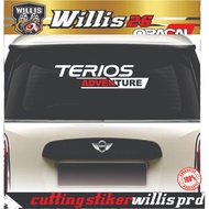 TA21 terios adventure car cutting sticker adventure sticker