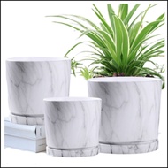 Ceramic Flower Vase 🇲🇾 Marble Flower Pot / Pasu Seramik / Pasu Bunga / Planter Pot 大理石陶瓷花盆
