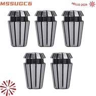 IMSSUG 5Pcs ER11 Spring Collet Set, High Accuracy 40Cr CNC Collet Chuck, Precision Spring Collet Des