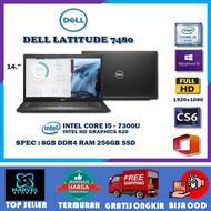 LAPTOP Dell latitude 7480 core i5 gen 7 / SSD 256GB - RAM 8GB / 14" Inch / Win 10 / BONUS (MOUSE/TAS)