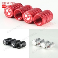 [Ready Stock] 4pcs Car Tire Valve Cap Wheel Nut Aluminum Alloy Bicycle Moto Tyre Tayar Stem Air Cove