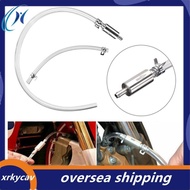 1Set Motorcycle Brake Bleed Bleeder Fluid Hose Hydraulic Silver Brake Bleeder Tool Kit Brake Bleeder