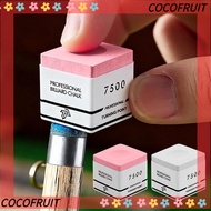 COCOFRUIT TP7500 Billiard Chalk, Non-slip Pink/Grey Snooker Neutral Pool Chalk,  Fine Powder Square 