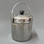 70年代 不鏽鋼 飯壺 保存良好 (約16cm高 / 14cm直徑)