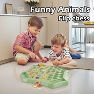 Children's Engaging Parent-Child Interaction in 2 -4 Player Flip Chess Puzzle Game Chess game board