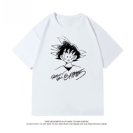 2025 New Anime T-Shirt Dragon Ball Commemorative Toriyama Akira Signature Printed Cotton Round Neck 
