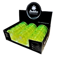 พร้อมส่ง ยกกล่อง 12 อัน x เลือกสีได้ Sedina Plastic Grinder ที่บดสมุนไพร ขนาด 60mm. เครื่องบดสมุนไพร