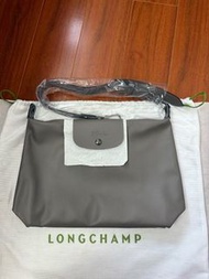 Longchamp Le Pliage Xtra 32 Grey 月牙腋下包 手袋
