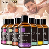 [BUY 2 GET 5ml rosemary] MAYJAM 30ML lavender eucalyptus lemongrass Essential Oil for massage relaxing helping sleep candle making for Aromatherapy - 37 scents
