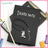 I Stationery ชุดเซตสมุดโน้ต Death Note สร้อยคอ และปากกาขนนก ของขวัญนักเรียน