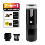 Cordless Coffee Maker Electric Capsule Ground Coffee Brewer Portable Capsule Coffee Brewer Travel Ca