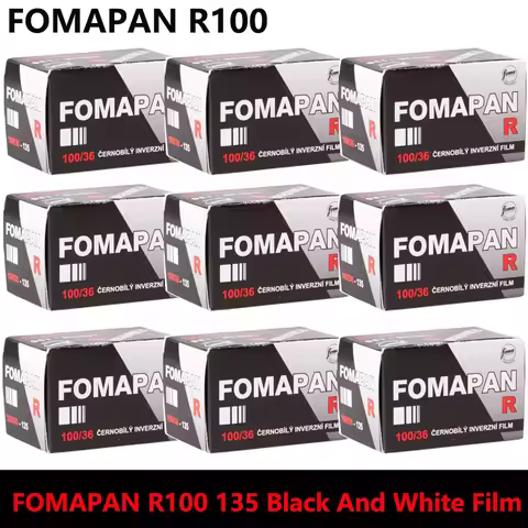1-10Rolls Fomapan R100 135mm Black And White Positive Reversal Film ISO 100 Suitable For Kodak M38/M